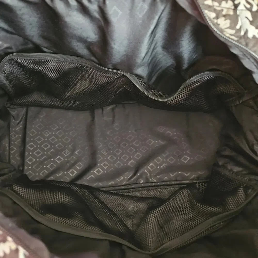 Vera Bradley Medium Traveler Duffle Bag in Paisley Noir - Picture 10 of 13